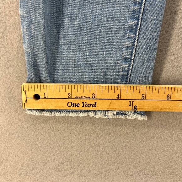 Vineyard Vines Women's Skinny Raw Hem Preppy Size 2 Blue Light Wash - Picture 6 of 13